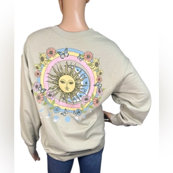 REBELLIOUS ONE Celestial Graphic-Print Sweatshirt - Picture 2 of 2